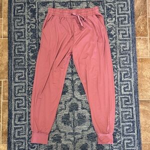 Womens Pink Jogger Pants